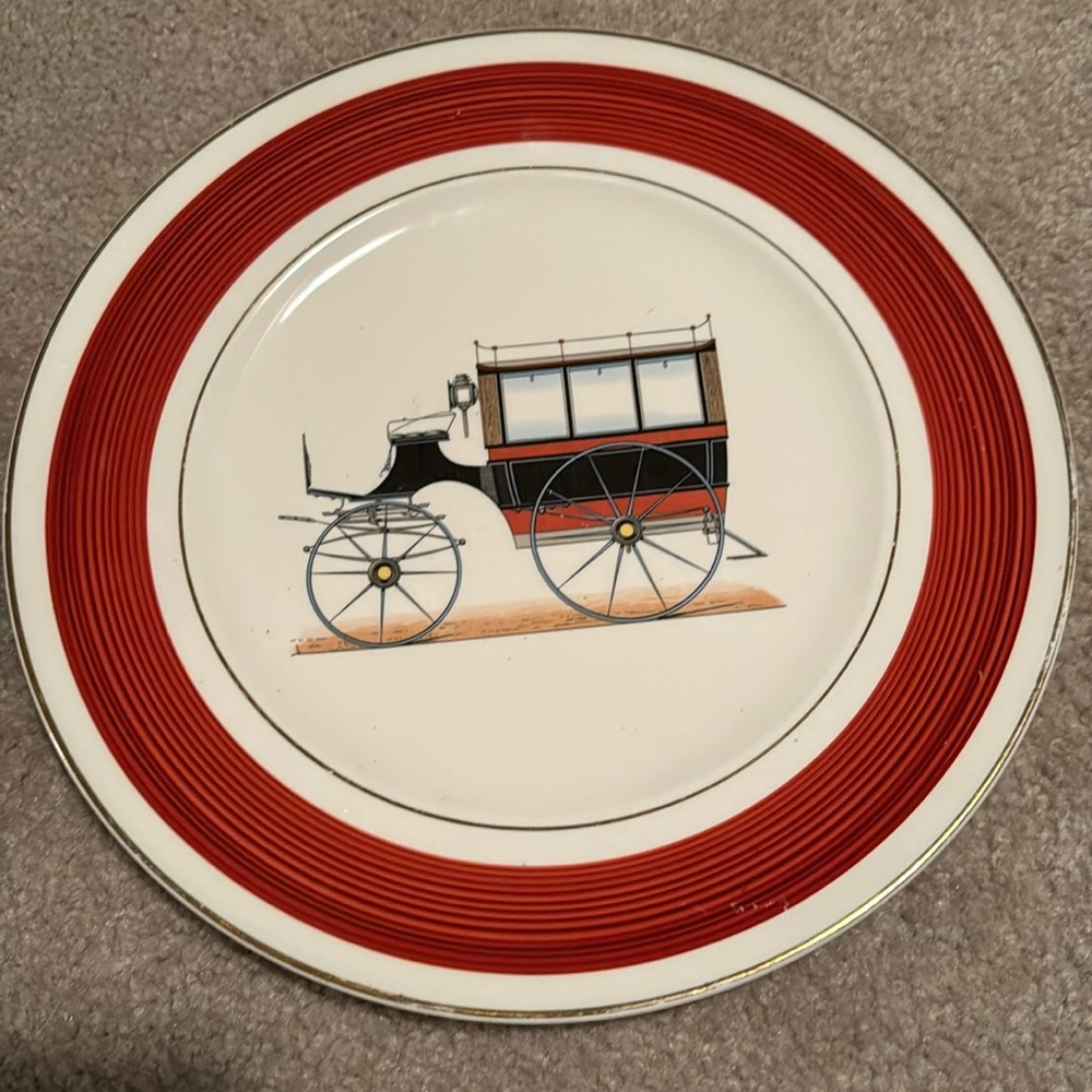 Imperial Salem China Company Plates. Set of 2